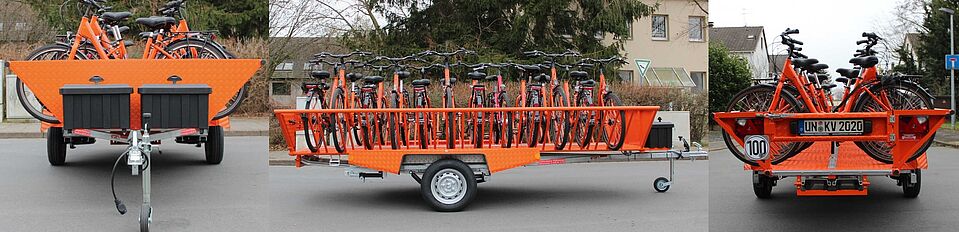 Fahrradtransport-Anhänger Fahrradtransport-Anhänger