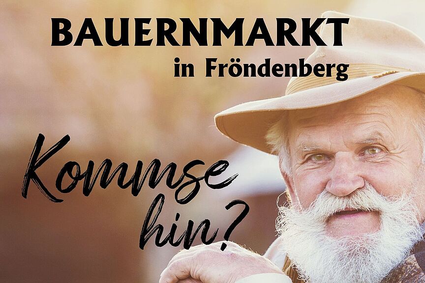 Plakat Bauernmarkt Plakat Bauernmarkt