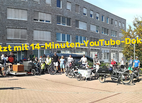Lastenradparade 2023, Stopp in Unna