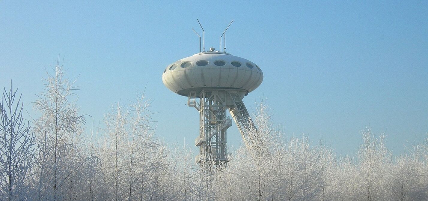 Colani-Ufo am Lüntec in Lünen-Brambauer