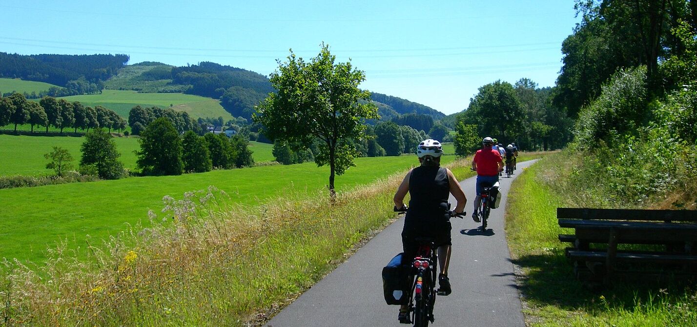 Radweg im Sauerland