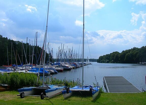 Segelboothafen am Halterner See