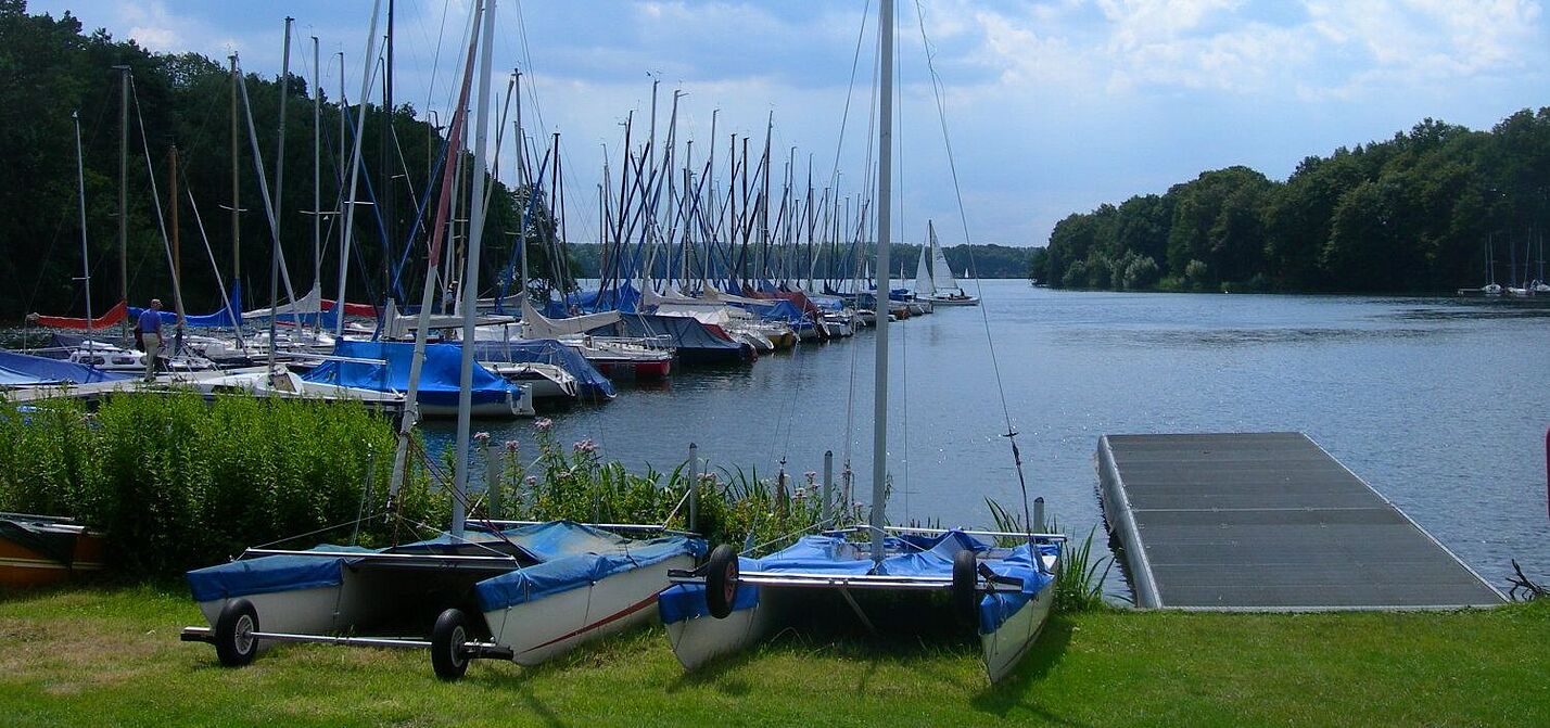 Segelboothafen am Halterner See