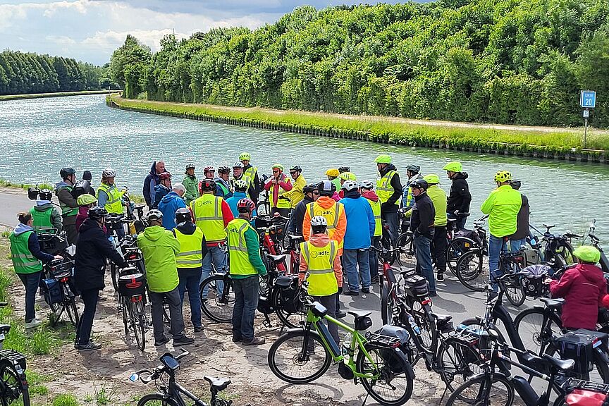 Bürgermeistertour am Kanal Bürgermstertour am Kanal