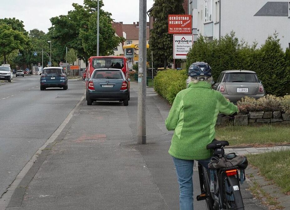 Erkennen Sie die Radspur? Wir auch nicht.