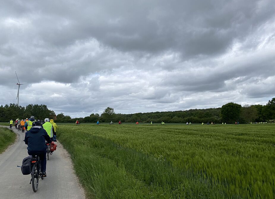 Eröffnungstour Stadtradeln, der Tross Eröffnungstour Stadtradeln, der Tross