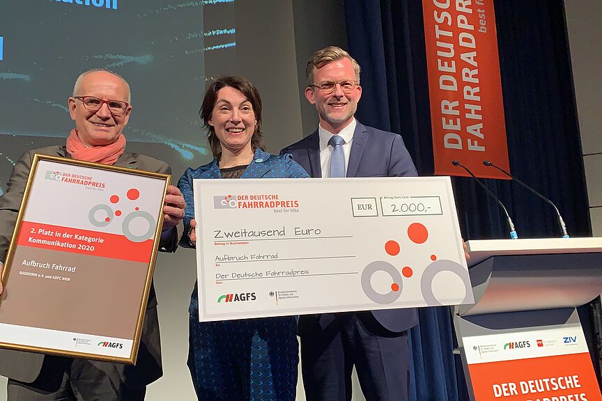 Deutscher Fahrradpreis 2020 für Aufbruch Fahrrad Deutscher Fahrradpreis 2020 für Aufbruch Fahrrad
