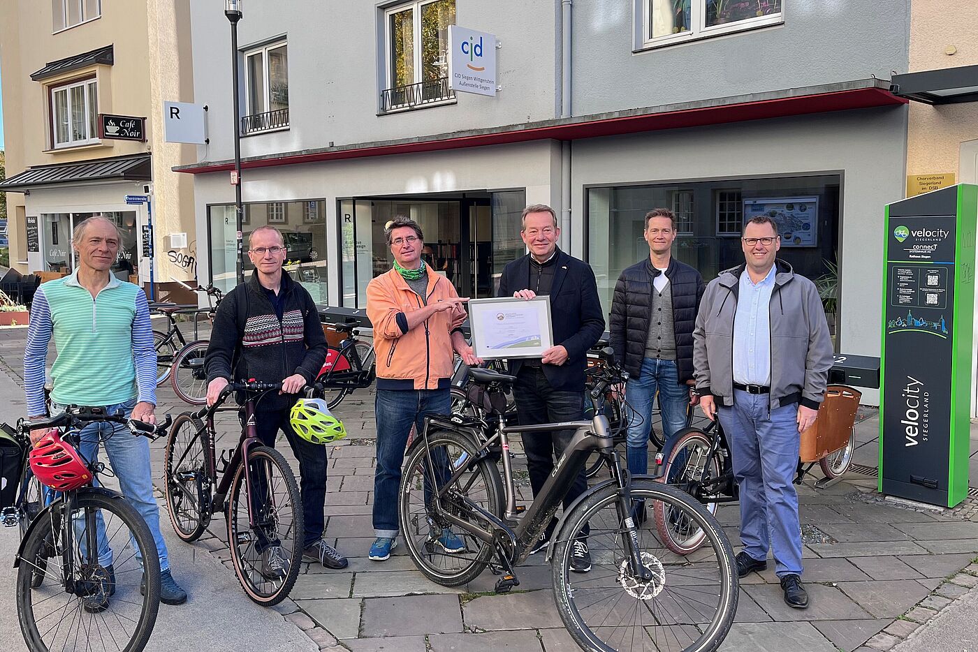 "Fahrradfreundlicher Arbeitgeber" Stadt Siegen.