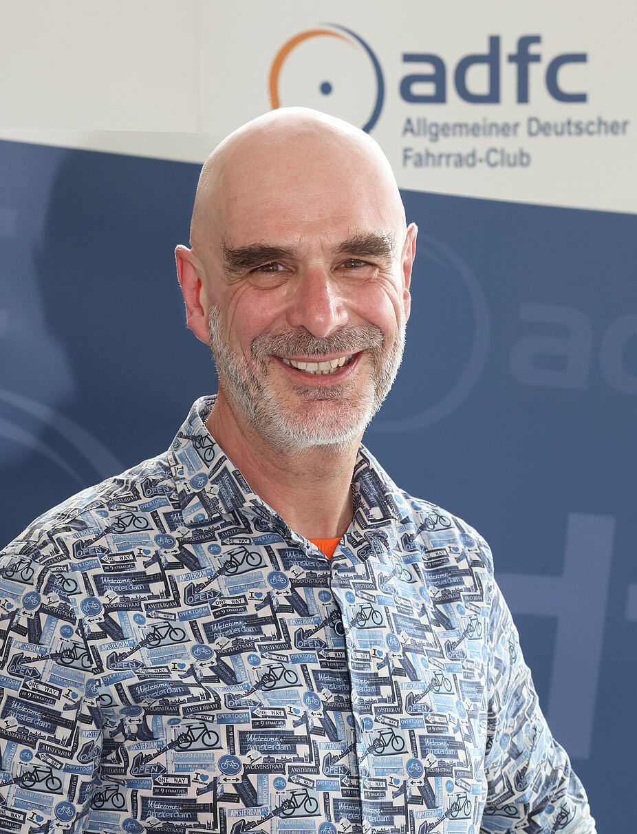 ADFC NRW Landesvorsitzender Axel Fell  Portrait Axel Fell, Landesvorsitzender des Fahrrad-Clubs ADFC NRW