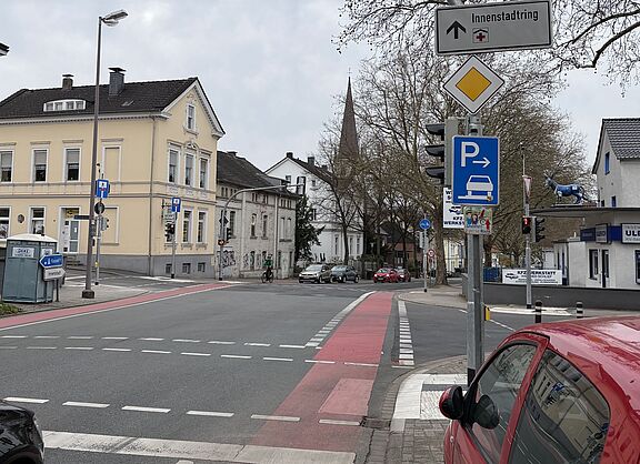 Kreuzung Morgenstraße/Uhlandstraße