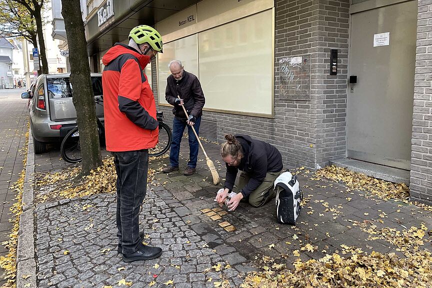 Stolpersteinreinigung 2023