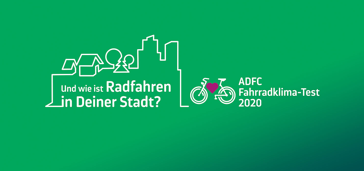 Key Visual ADFC-Fahrradklima-Test 2020